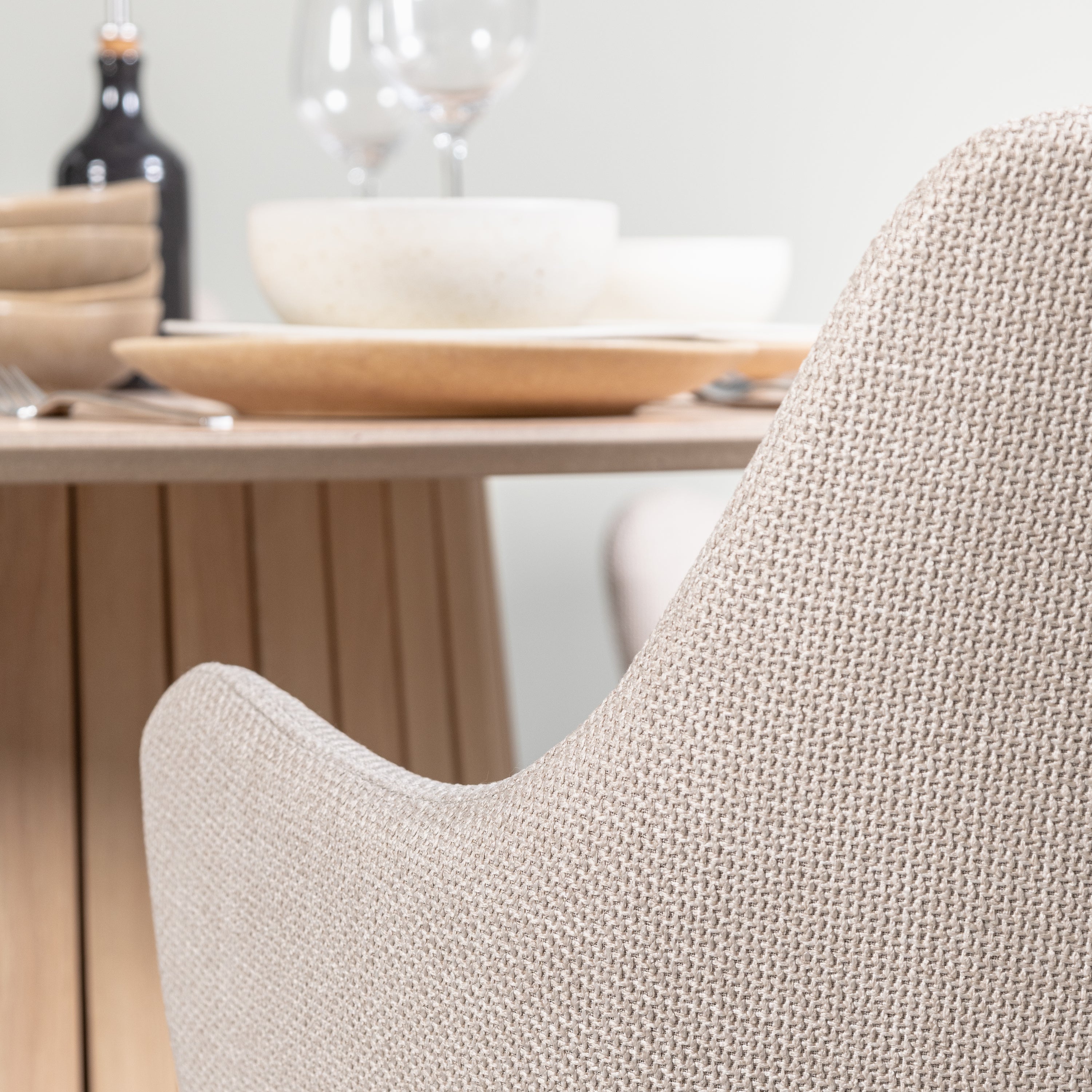 by fonQ Wing Eetkamerstoel - Beige
