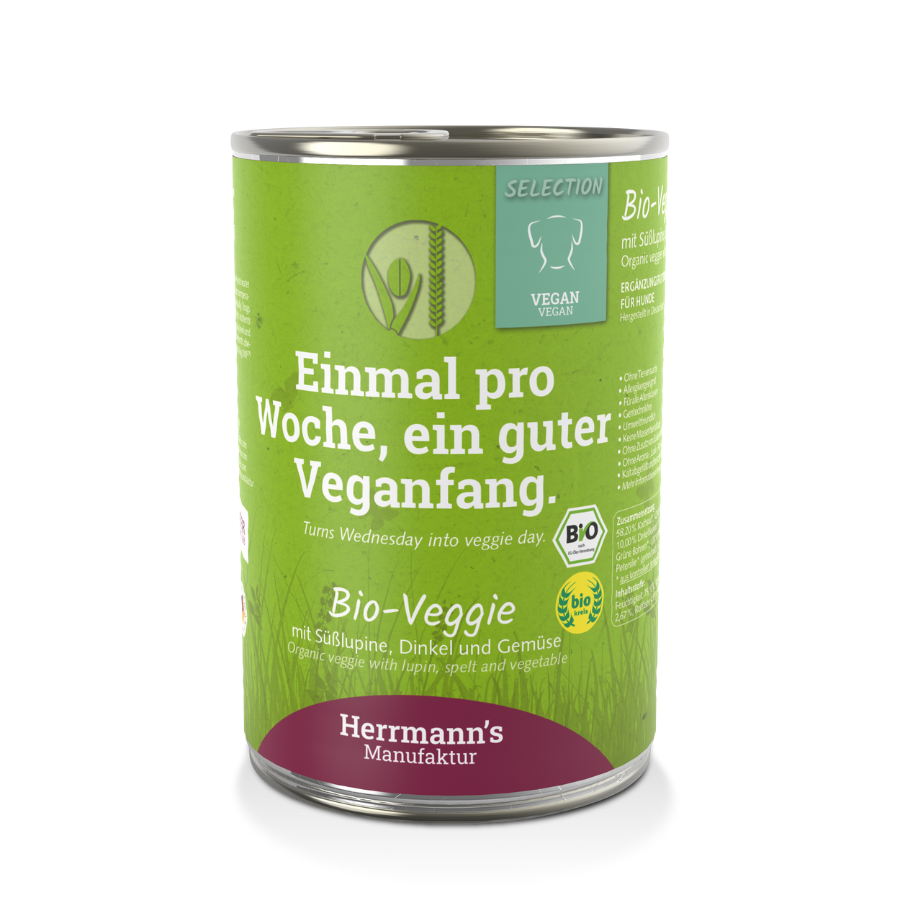 Seleção Vegetariana Orgânica com tremoço branco doce e espelta, 12 x 400g