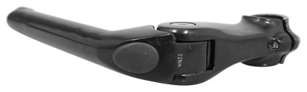 POTENCE CITY A PLONGEUR REGLABLE 22 2mm L 110mm NOIRE POUR CINTRE 25.4mm