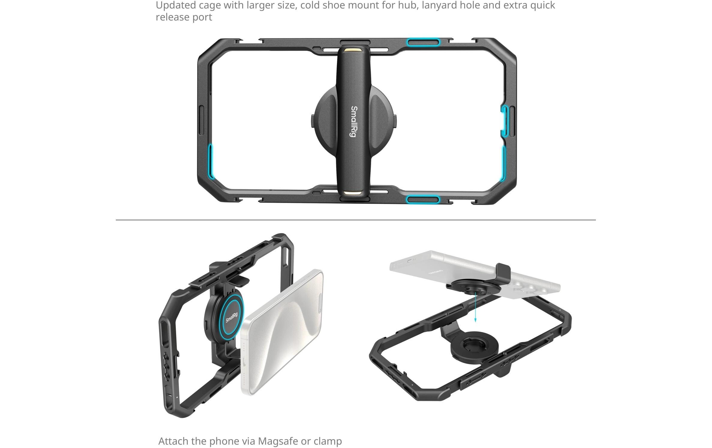 All-in-One-Videokit für Smartphone-Entwickler Pro Edition<br>Eine professionelle Komplettlösung für Videoaufnahmen mit Mobiltelefonen