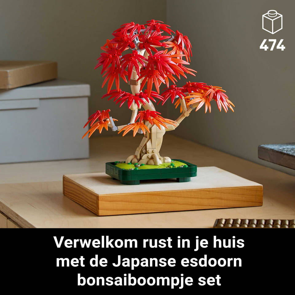 LEGO Botanicals Japanse esdoorn bonsaiboompje 10348