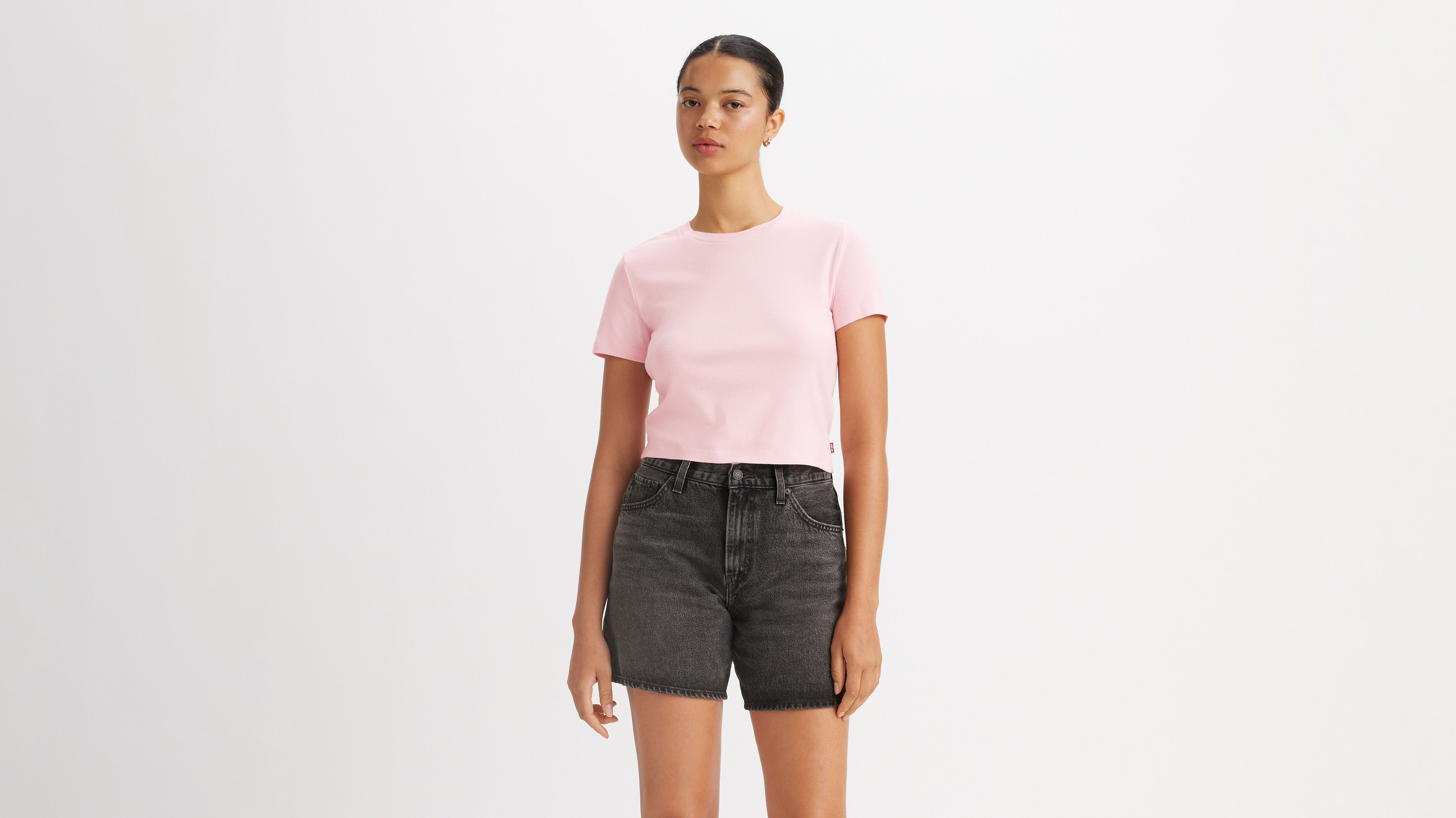 T-shirt sportif Essential - Potpourri Cotton - Rouge