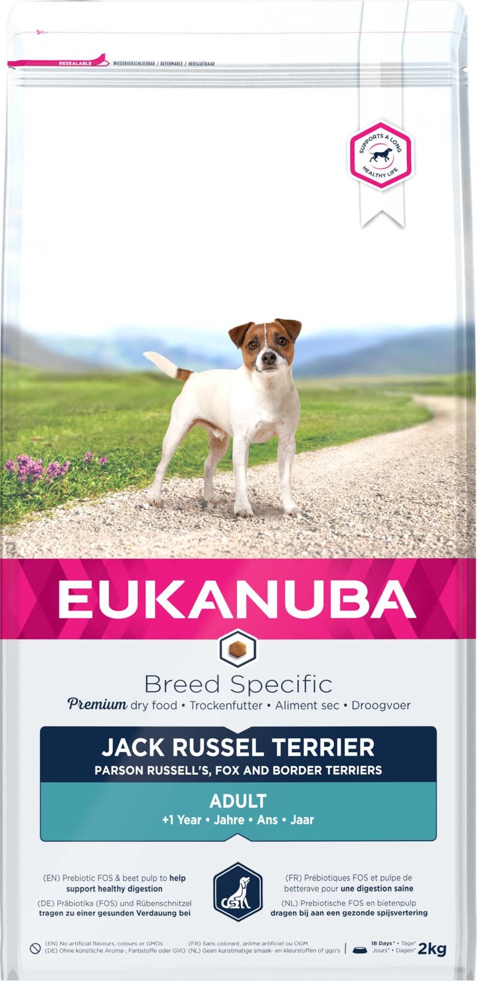 Eukanuba hondenbrokken Jack Russel adult kip 2 kg