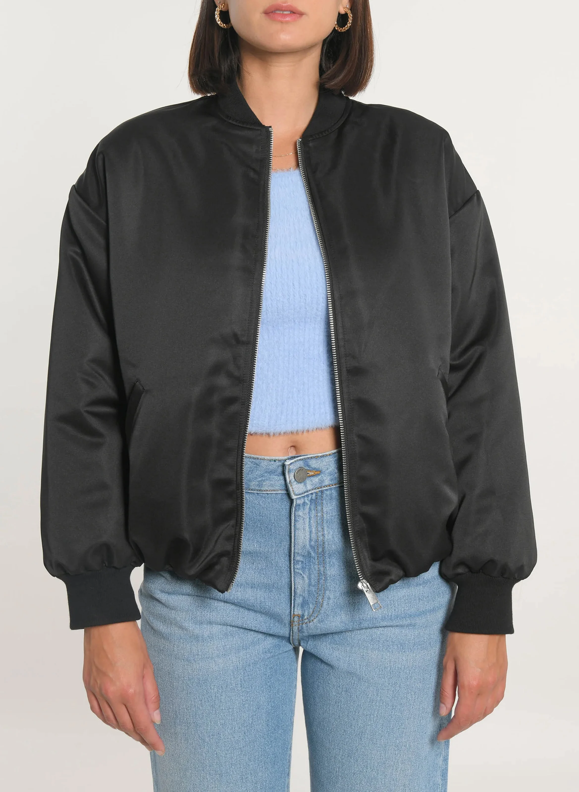 LUISA - Blouson oversize | Noir