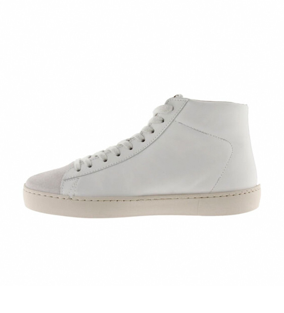 Tênis de couro Victoria 1126163 Branco, Cinza