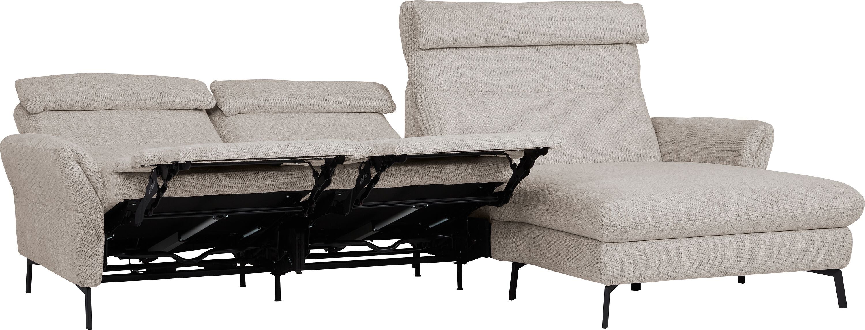 SEBO Ecksofa - Natur / B: 284.0 cm x T: 161.0 cm x H: 84.0 cm