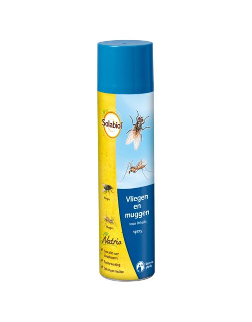 Solabiol Natria Vliegen- En Muggenspray - Insectenbestrijding - 400 ml
