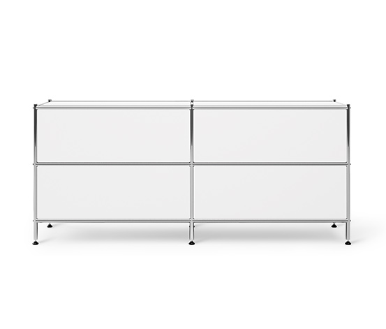 Lowboard Metall »CN3« mit 4 Schubladen, weiß
