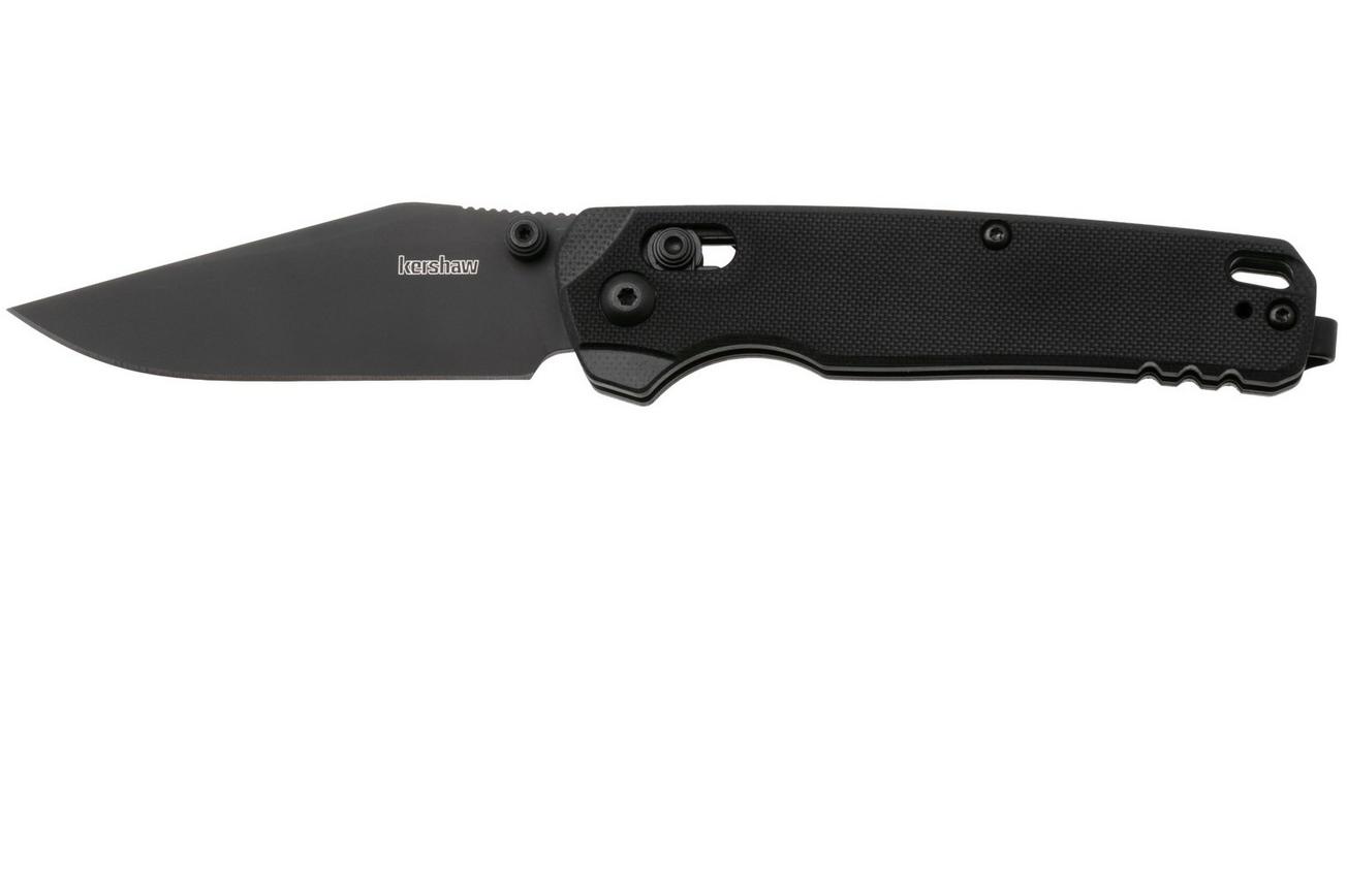 Kershaw Bel Air Clip Point 6106BLK DuraLock, Black DLC CPM MagnaCut, Black G10, zakmes