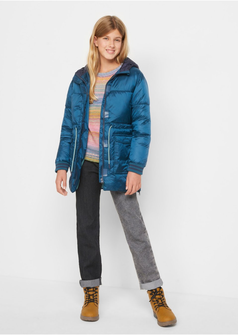 Parka imitation duvet fille