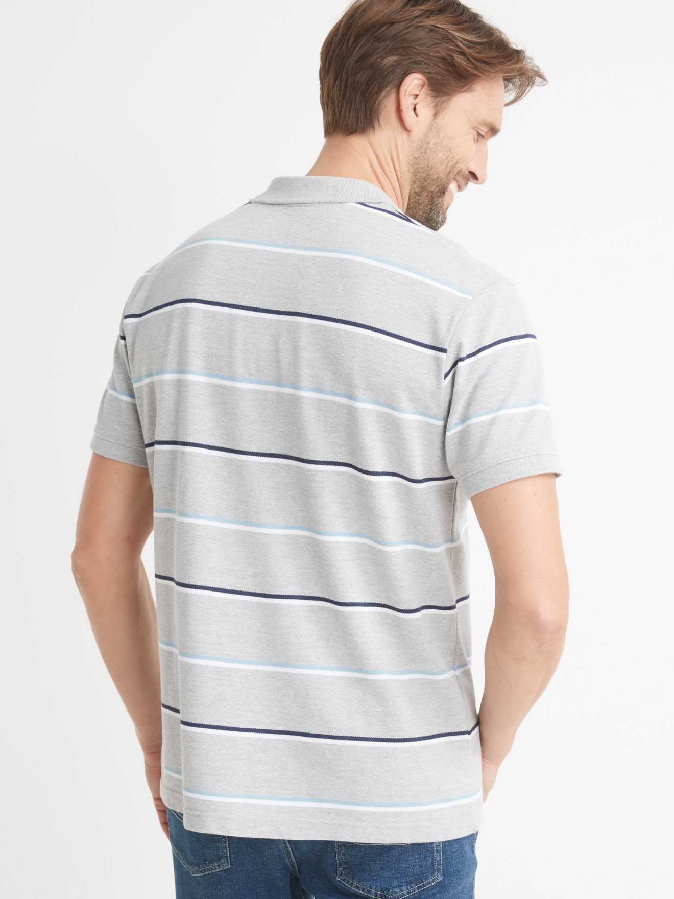 Polo manches courtes maille piquée