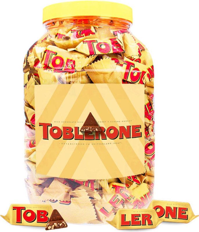Toblerone Mini - Chocolade Bonbons - Melk - 1000g - 125 Stuks