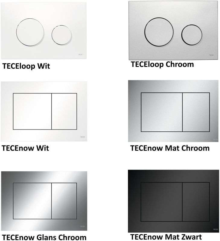 TECE - Profile - Inbouwreservoir - Frontbediening - Hoogte 112 cm