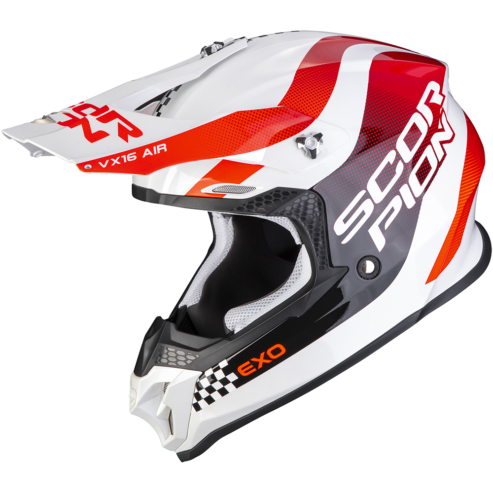 Scorpion - Casque VX-16 Evo Air Soul Blanc / Rouge