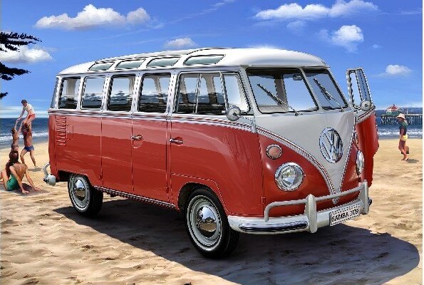 Revell - Volkswagen Vw T1 Samba Bus - 1:24 - 07399