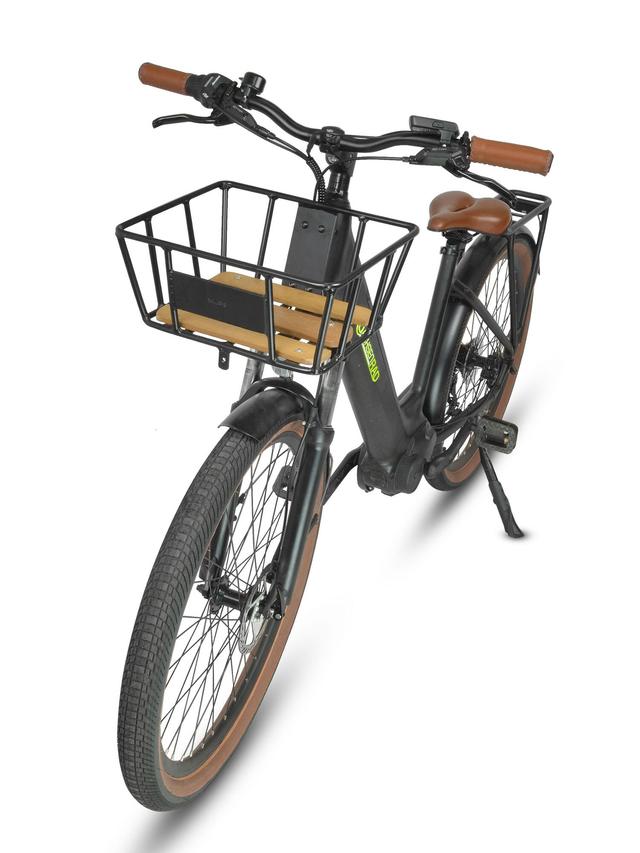 SachsenRAD Fahrrad-Korb aus Stahl und Holz