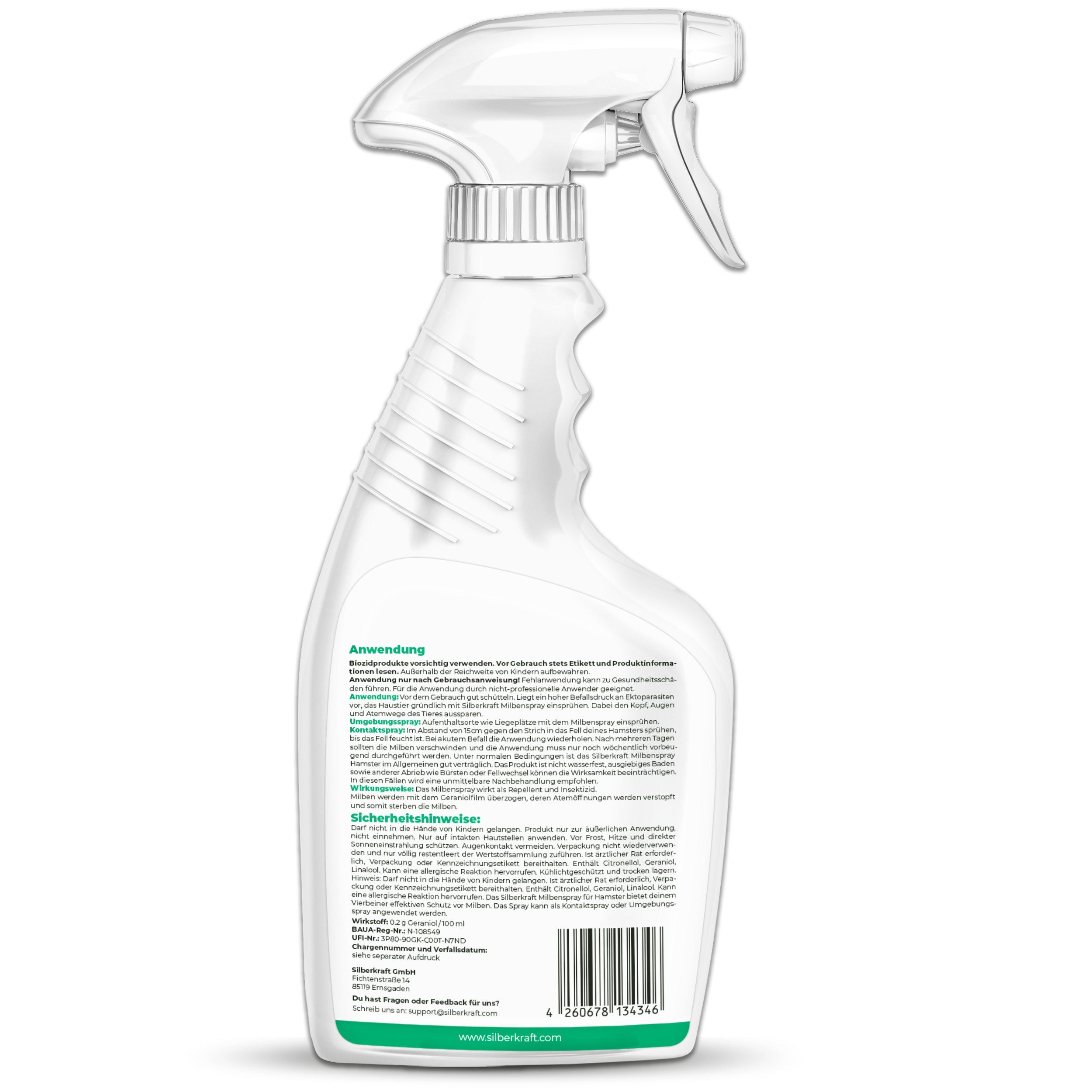 SILBERKRAFT Milbenspray Hamster