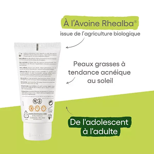 Fluido Matificante A-Derma Protect AC com Proteção Muito Alta FPS 50+ 40ml