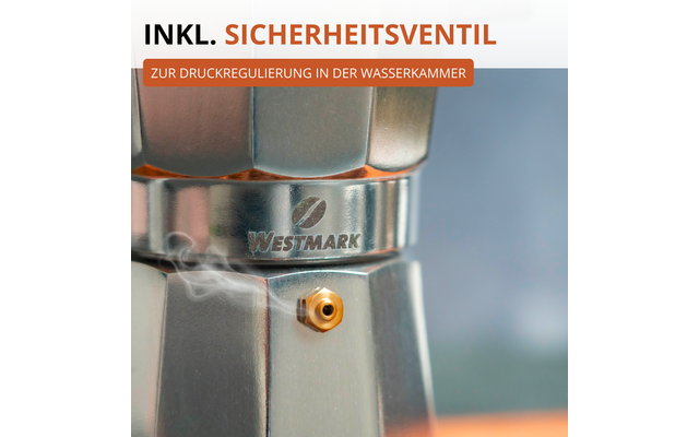 Westmark Brasilia Espressokocher geeignet für 6 Tassen