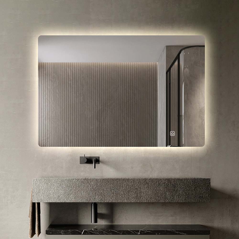 Saniclear Aspen spiegel 100x70cm met LED verlichting en spiegelverwarming