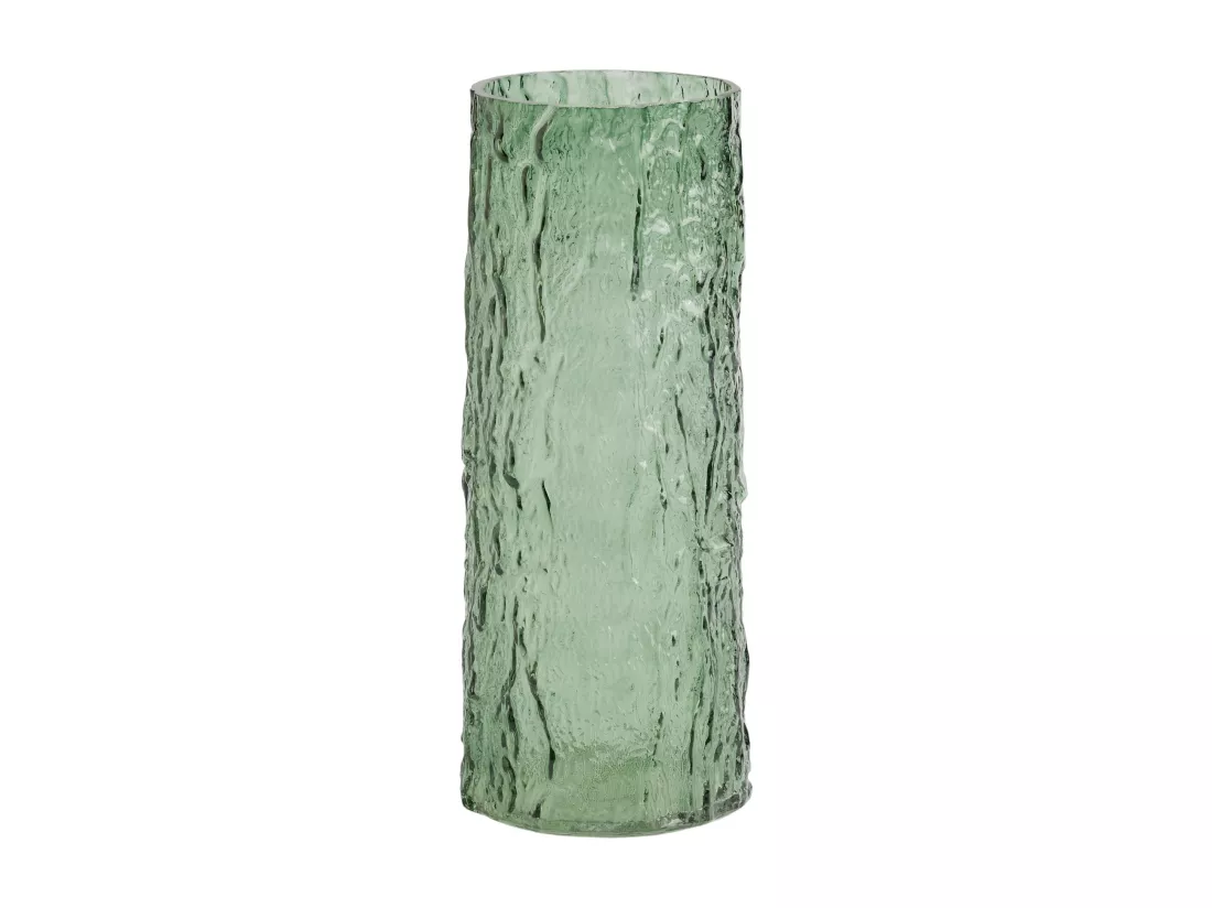 Vase Texturios vert foncé 29 x 10.5