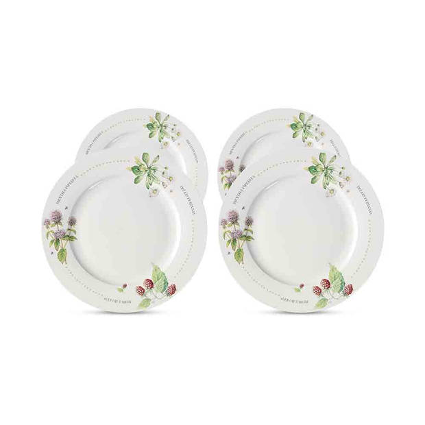 Marjolein Bastin Wildflowers dinerbord - ø 26 cm - 4 stuks