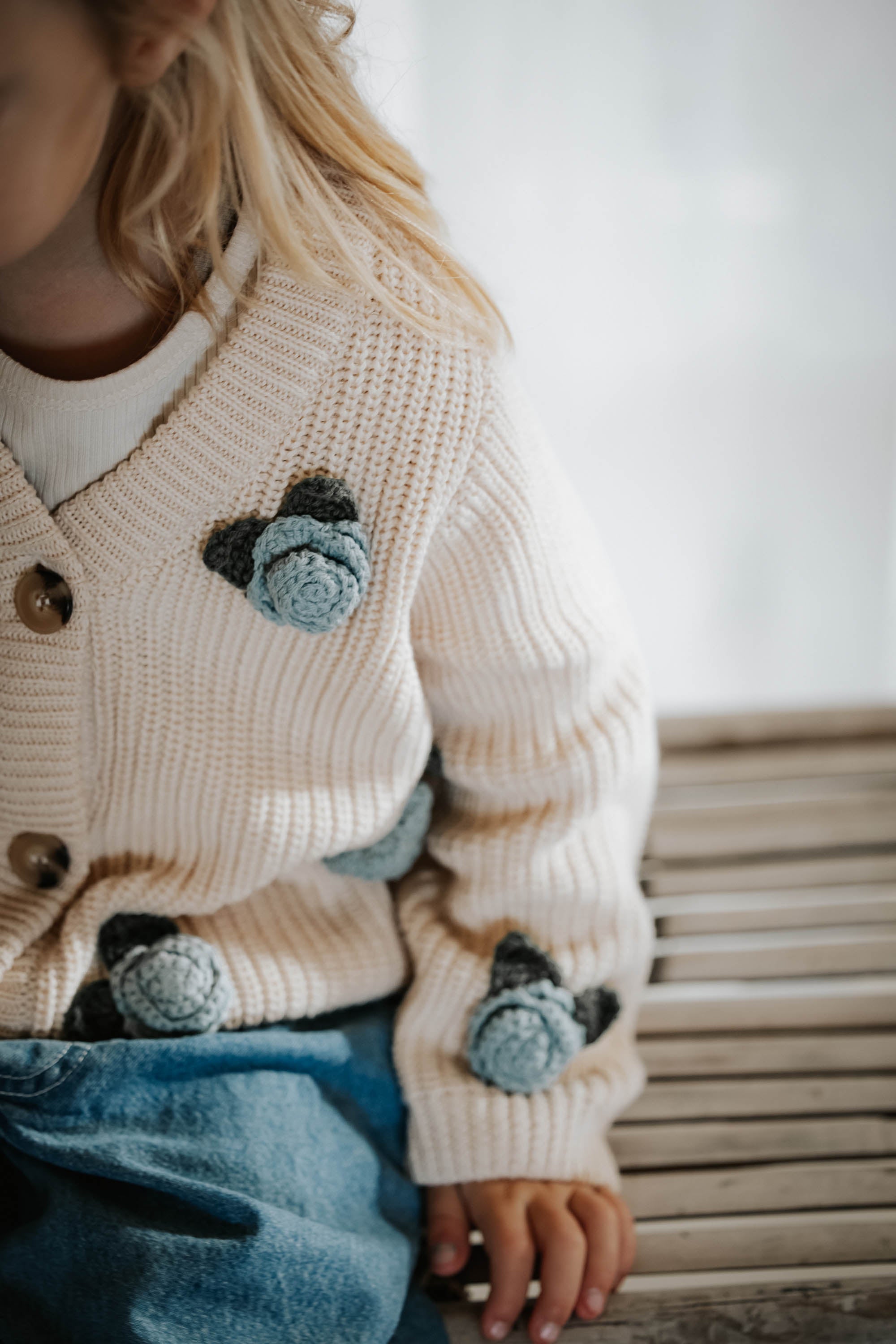 Fliink Cardigan Cool Flower