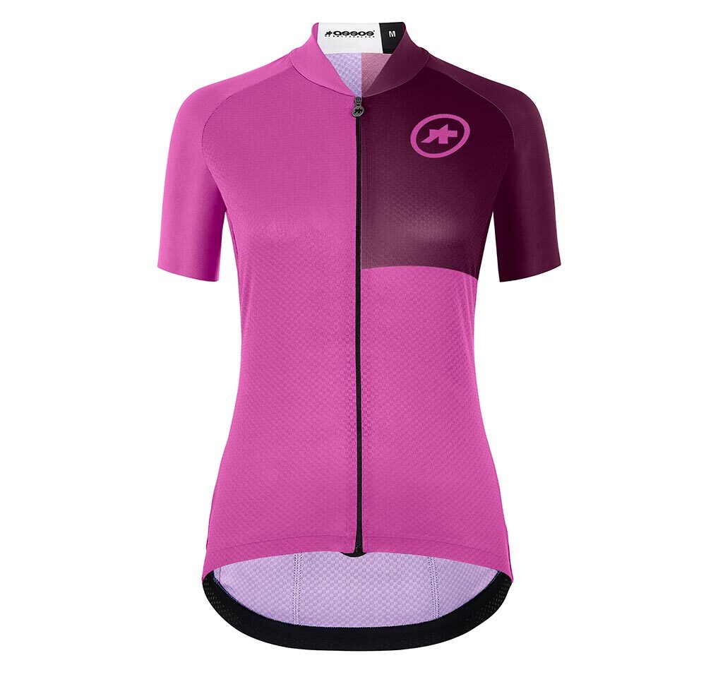 Assos UMA GT C2 EVO Stahlstern Fietsshirt Korte Mouwen Paars Dames