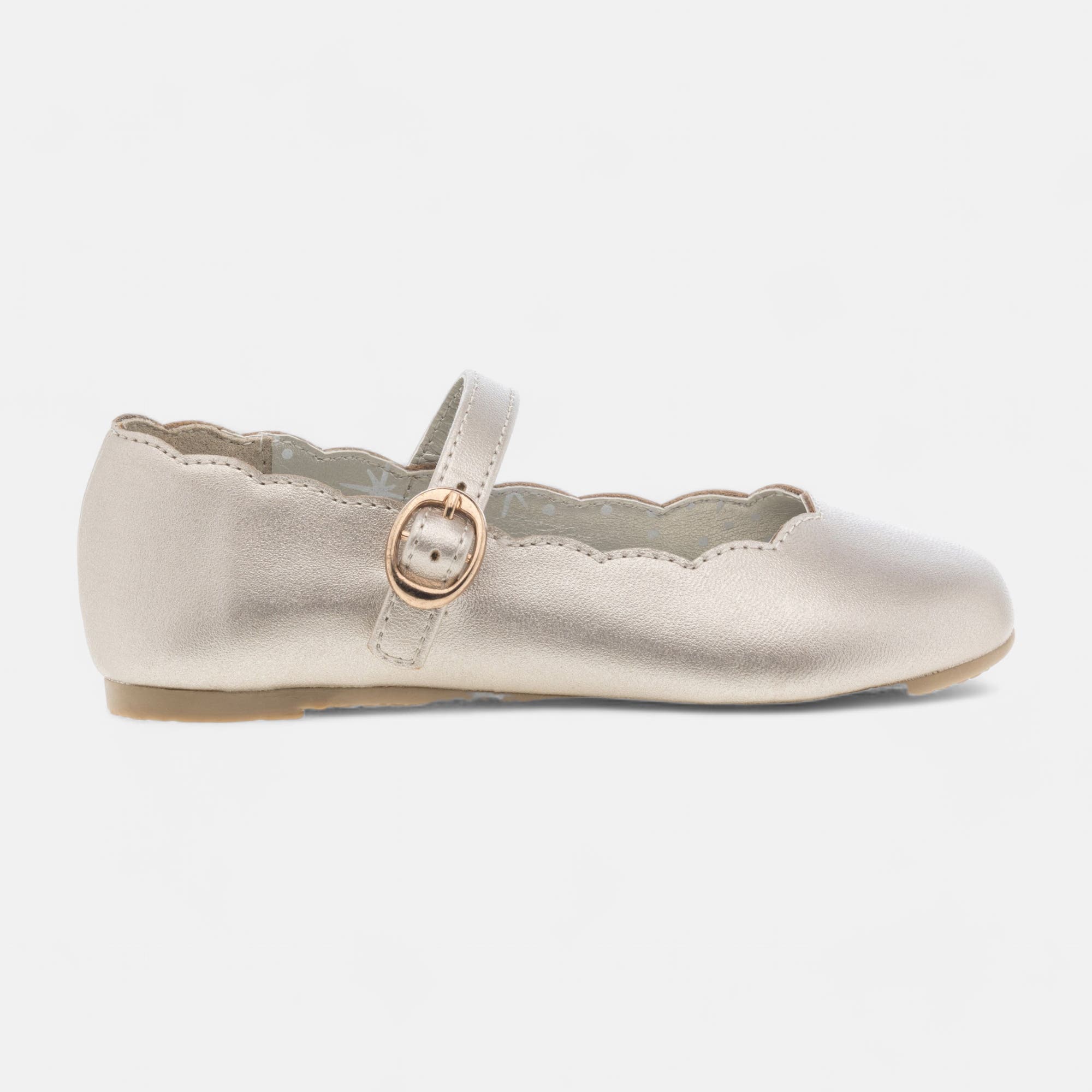 Ballerines Fille or