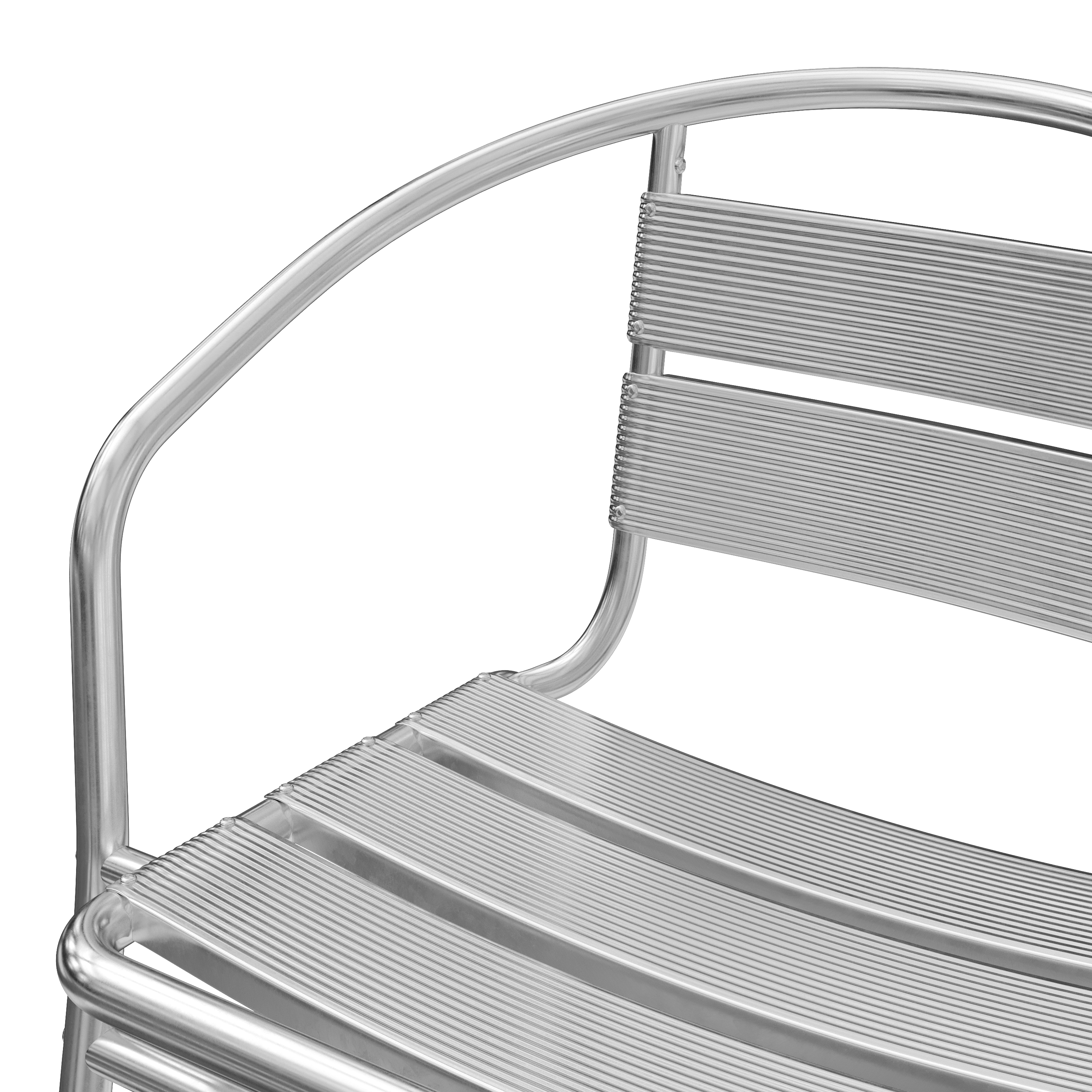 Gartenstuhl NOA Aluminium silber
