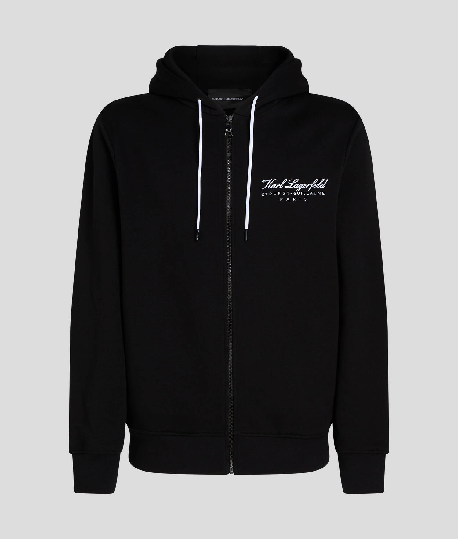 SWEAT À CAPUCHE LOUNGEWEAR À FERMETURE ZIPPÉE HOTEL KARL