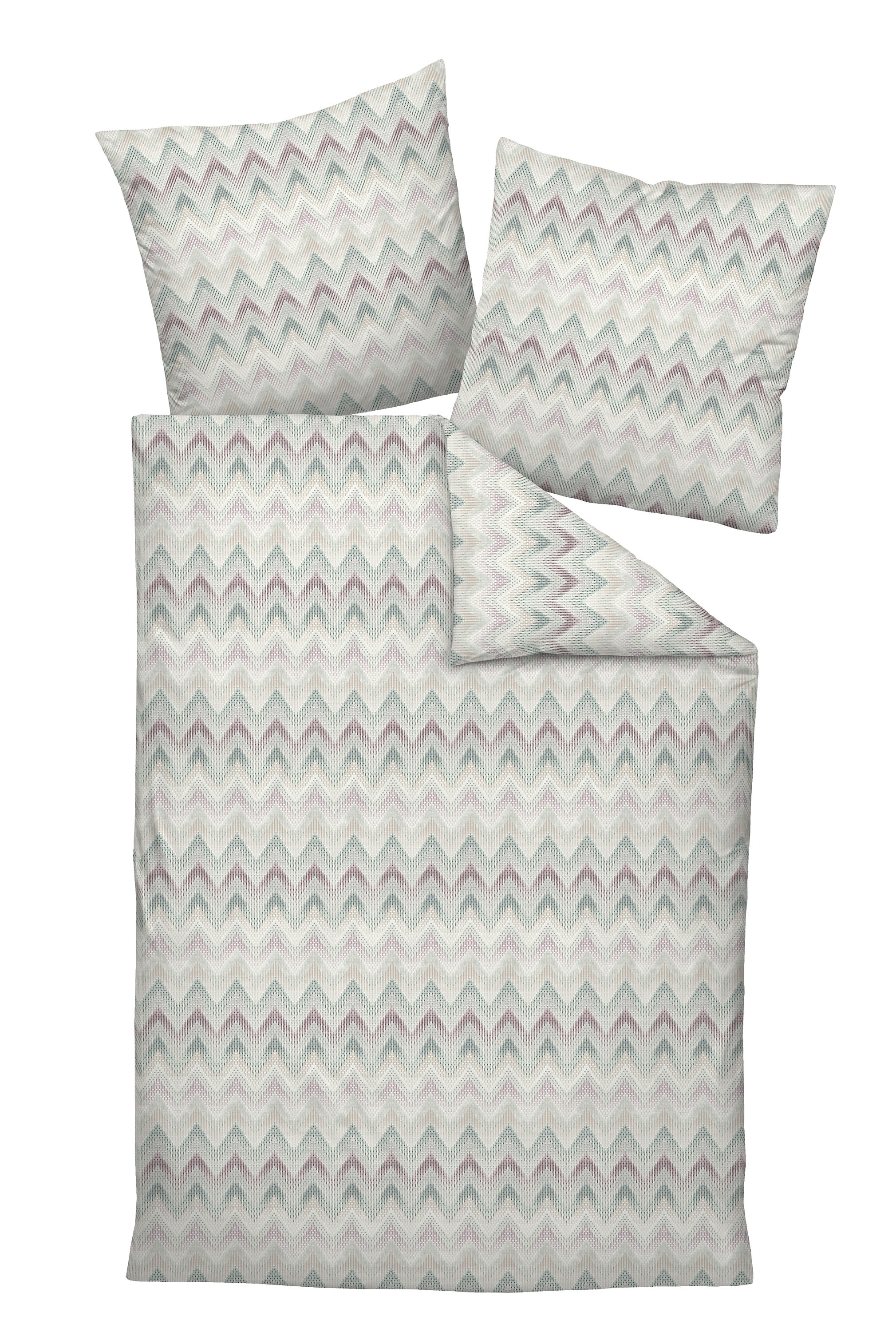 Bettwäsche MILANO Mako-Satin 135x200 cm, mit 1 Kissen