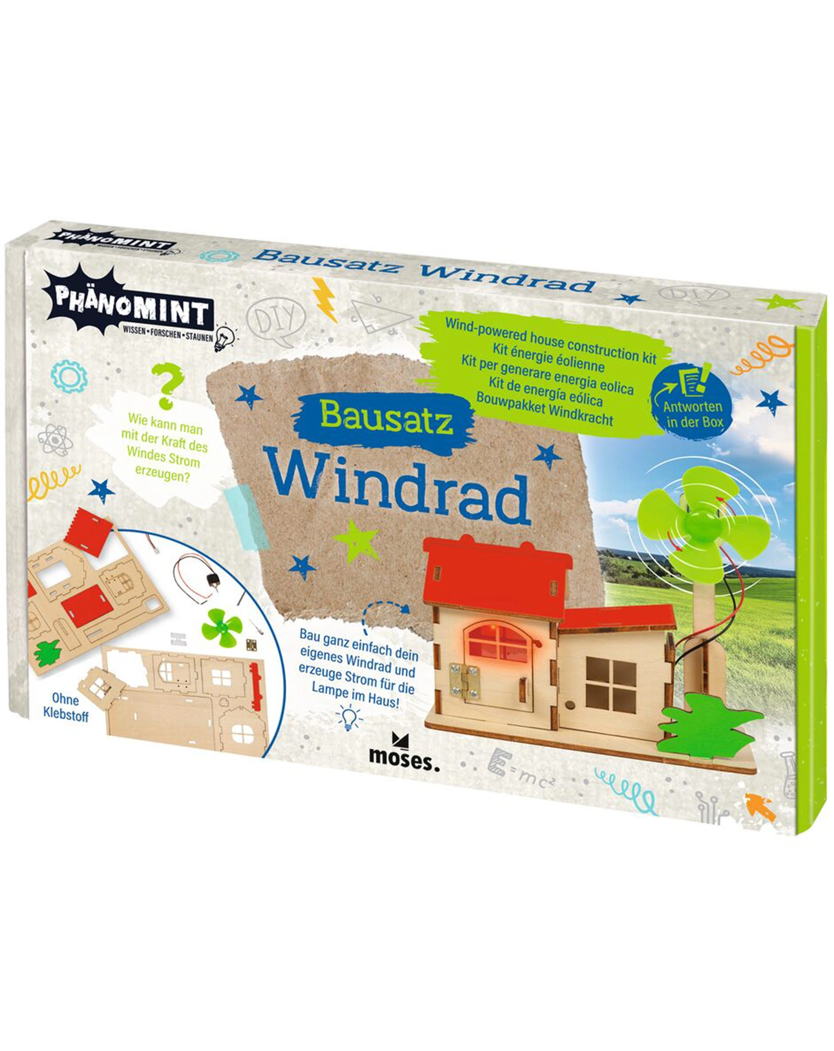 Holzbausatz PHÄNOMINT - WINDRAD