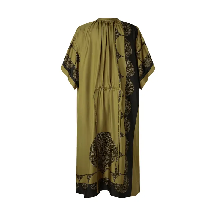 Soeur Robe Athena Soie | Vert kaki