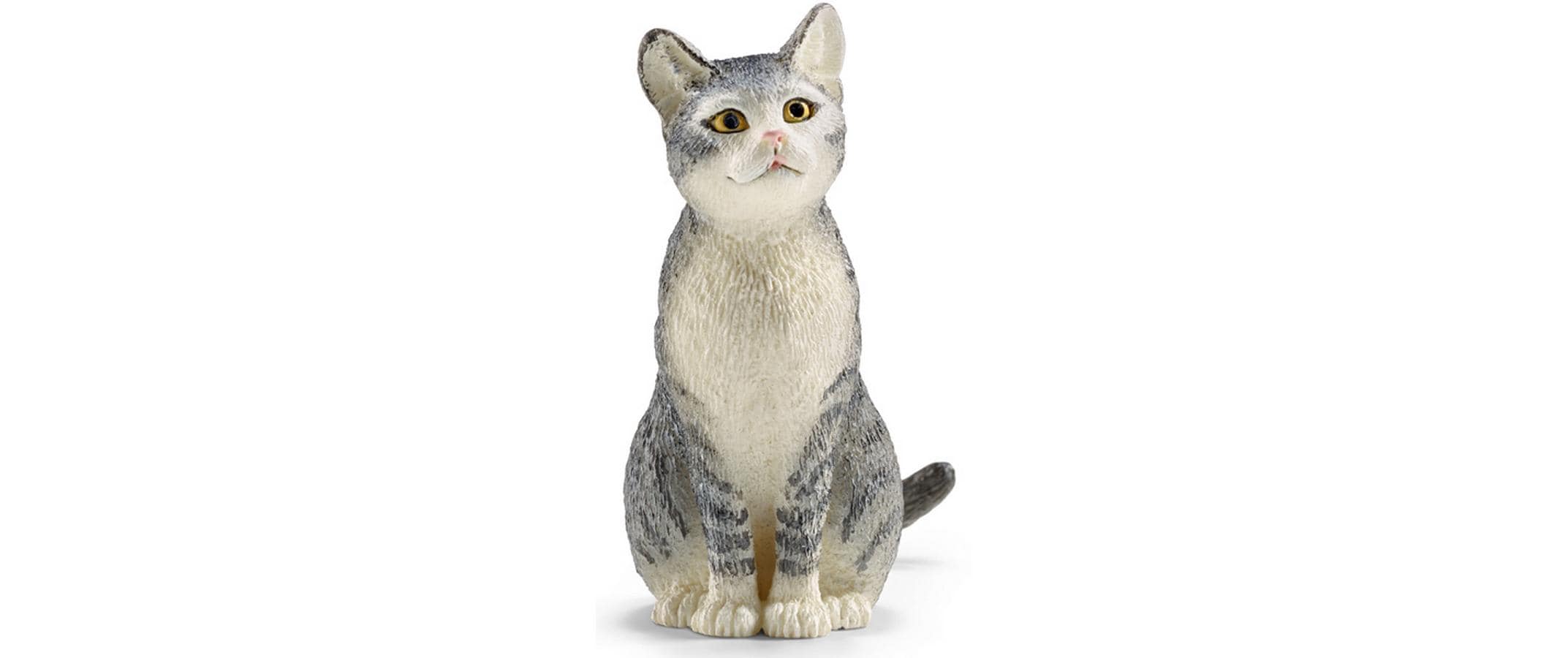 Spielzeugfigur Farm World Katze sitzendSpielzeug-Tierfigur