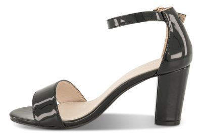 B&CO Damesandal med hæl Sort 4213101310