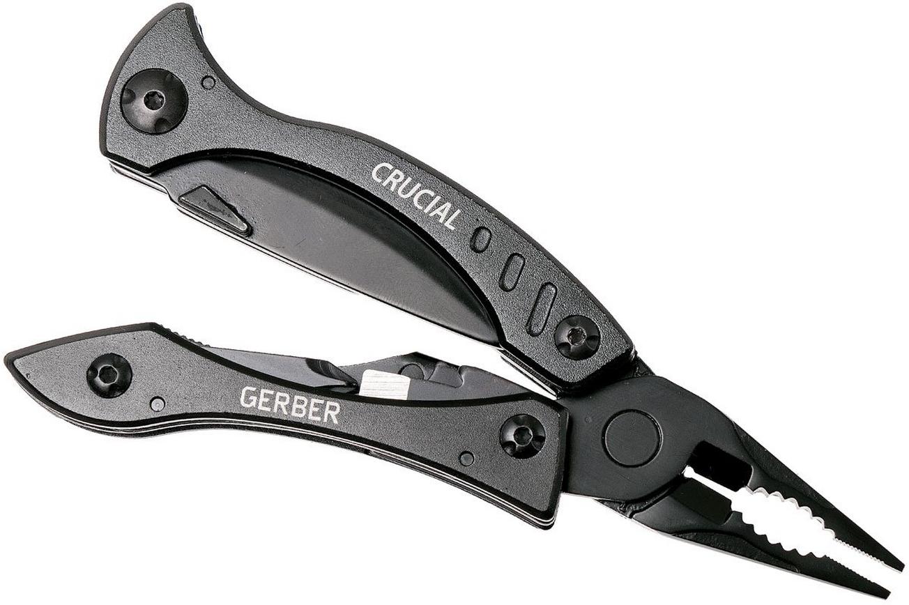 Gerber Crucial multitool zwart in blister. 31-001518