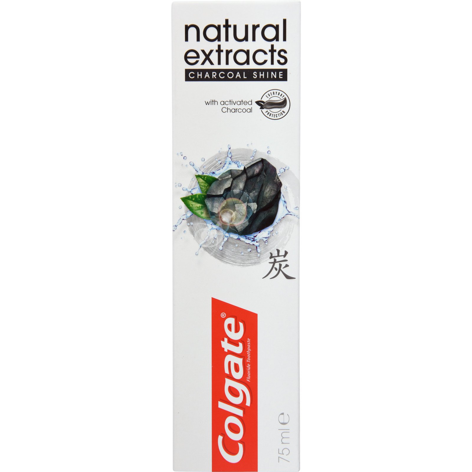 Colgate Zahnpasta Natural Extracts Charcoal Shine 3 x 75 ml
