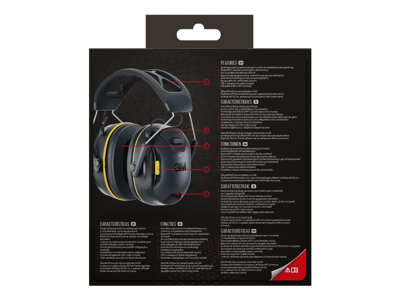 3M Gehörschutz WorkTunes Connect Bluetooth WorkTunes Connect Kapselgehörschutz Bluetooth