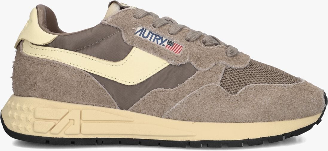 taupe autry lage sneakers reelwind low