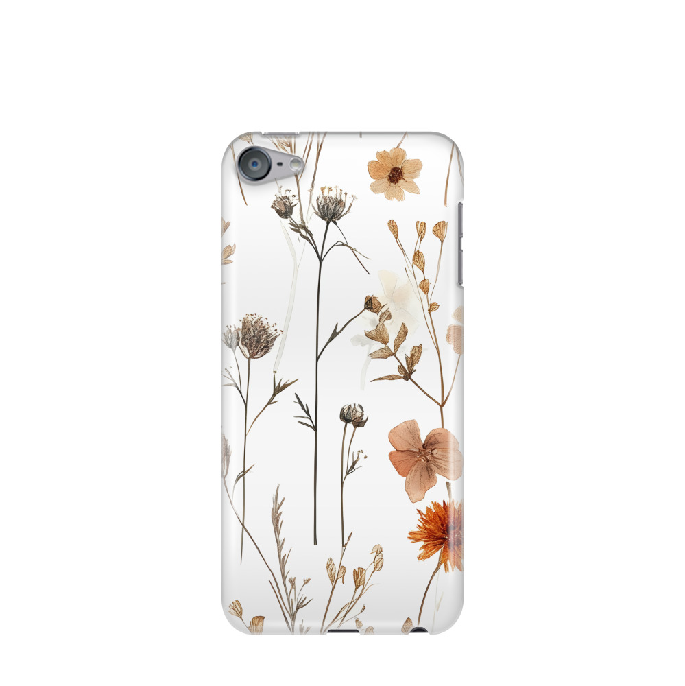 iPod Touch 7G Gummi Hülle Naturpoesie - Weiss