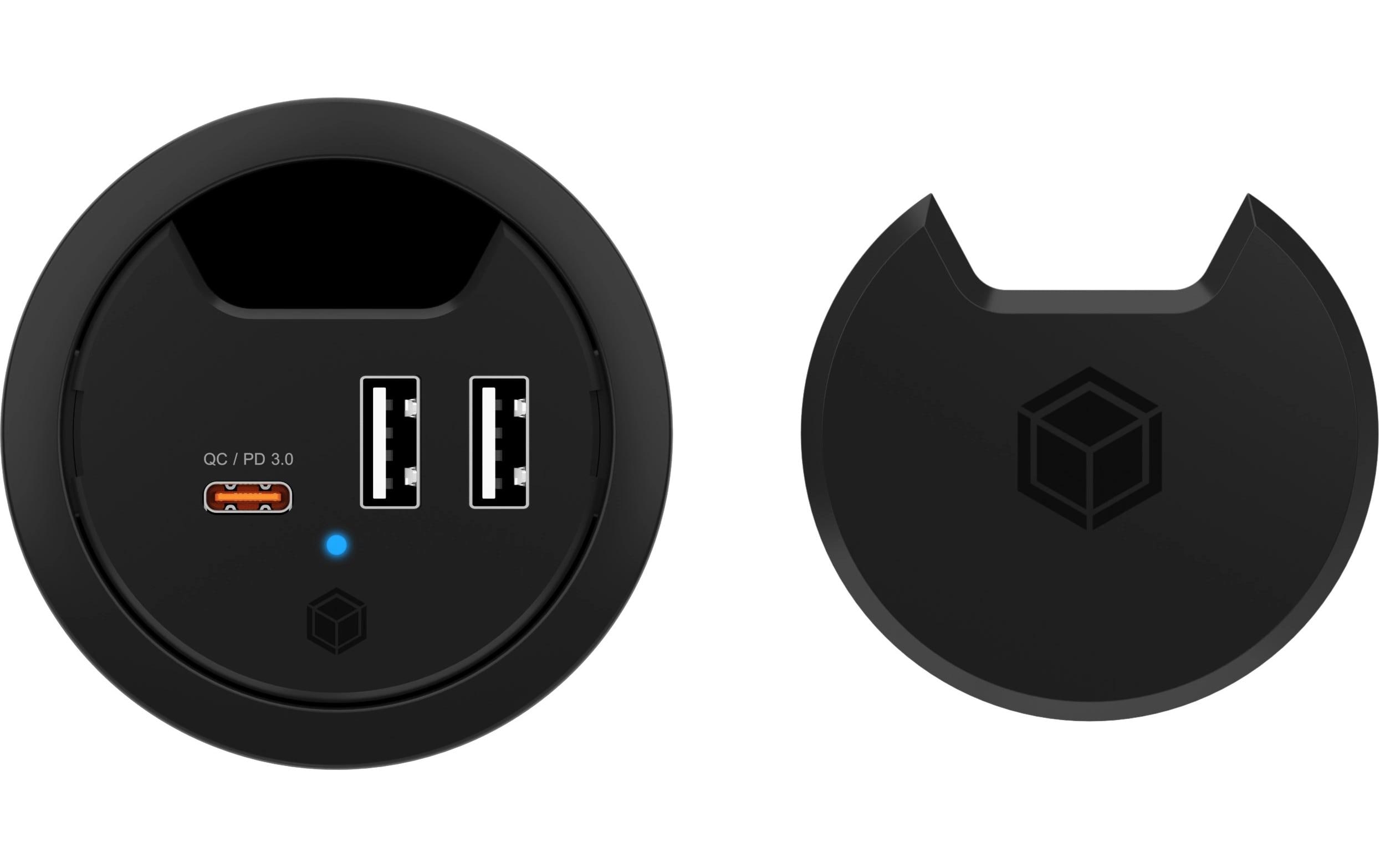 Tisch-Hub IB-HUB1407USB Tischladegerät mit Power Delivery und Quick Charge