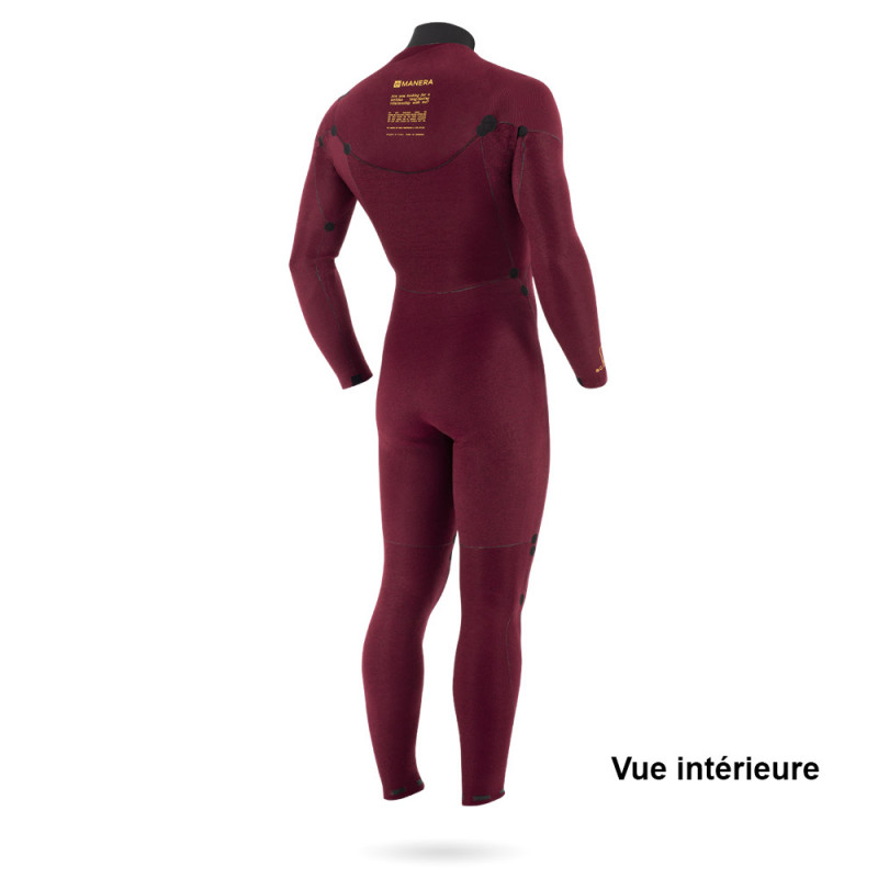 COMBINAISON MANERA Seafarer FRONTZIP 3/2 Anthracite