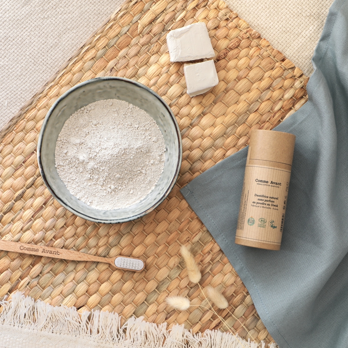 Comme Avant Dentifrice Naturel en Poudre Au Siwak - Mentholé
