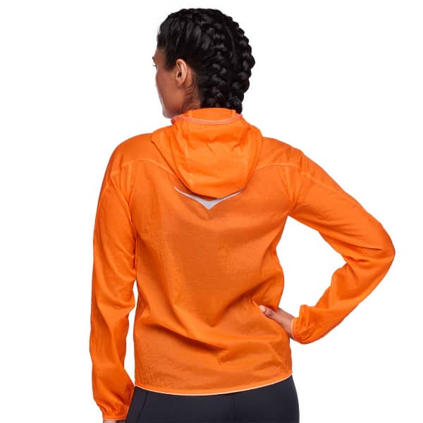Veste trail HOKA ONE ONE SKYFLOW JACKET VIZ W ELECTRIC TANGERINE