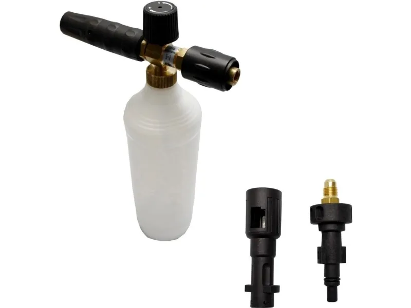 Lavor med 3 adapter 6.666.6666-KIT Skumdyse Passer Mærke (højtryksrensere): Kärcher, Kränzle, Lavor, Parkside 1 stk