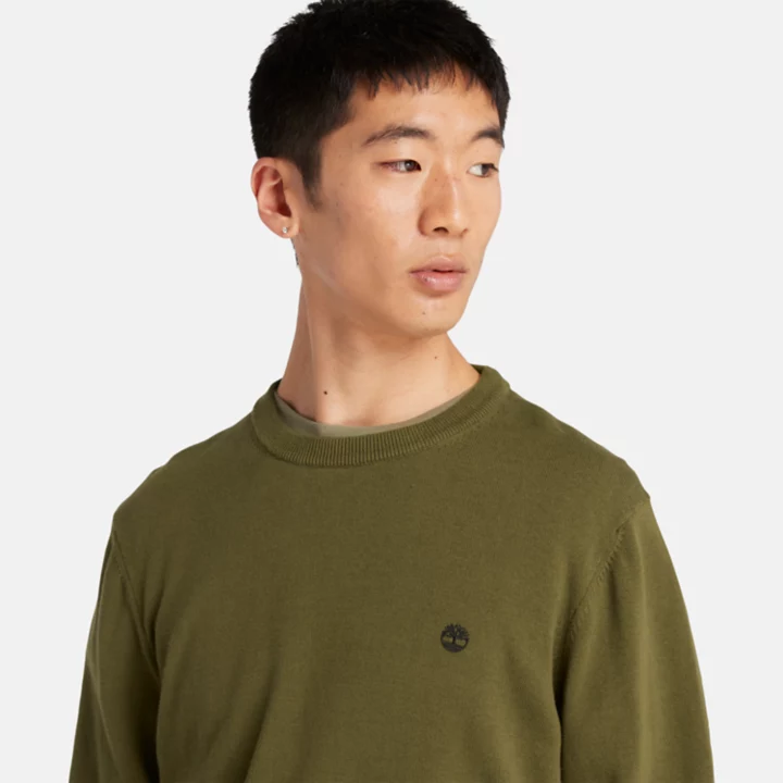 Suéter Williams River Crewneck Masculino na cor Verde