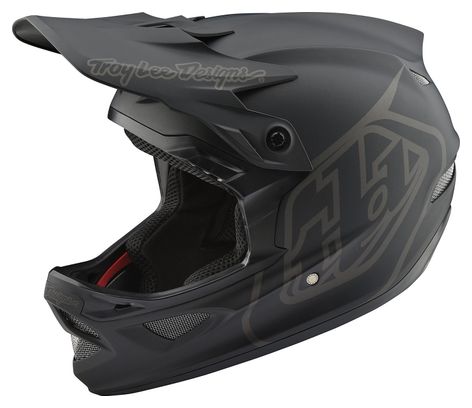 Casque Intégral Troy Lee Designs D3 Fiberlite Mono Noir