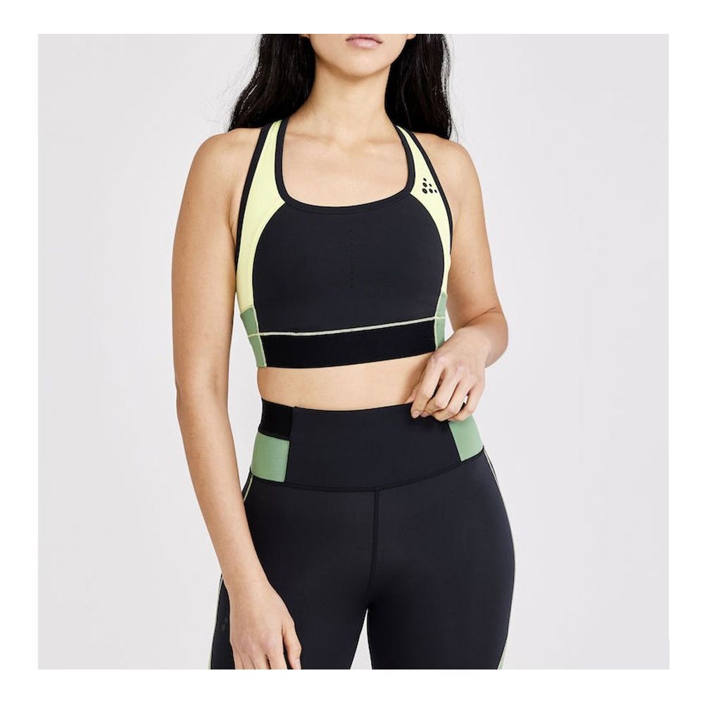 Craft PRO CHARGE BLOCKED - Brassière Femme giallo/black