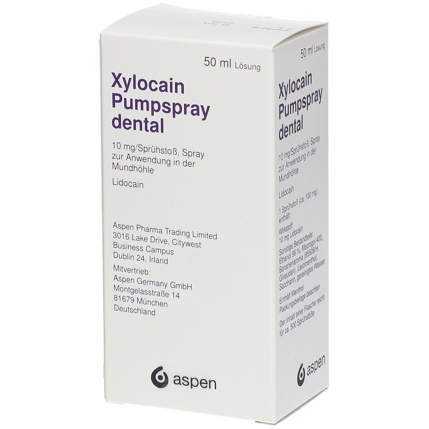 Xylocain® Pumpspray Dental